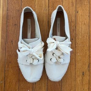 ZIMMERMANN Cream Espadrilles with Bow Detail